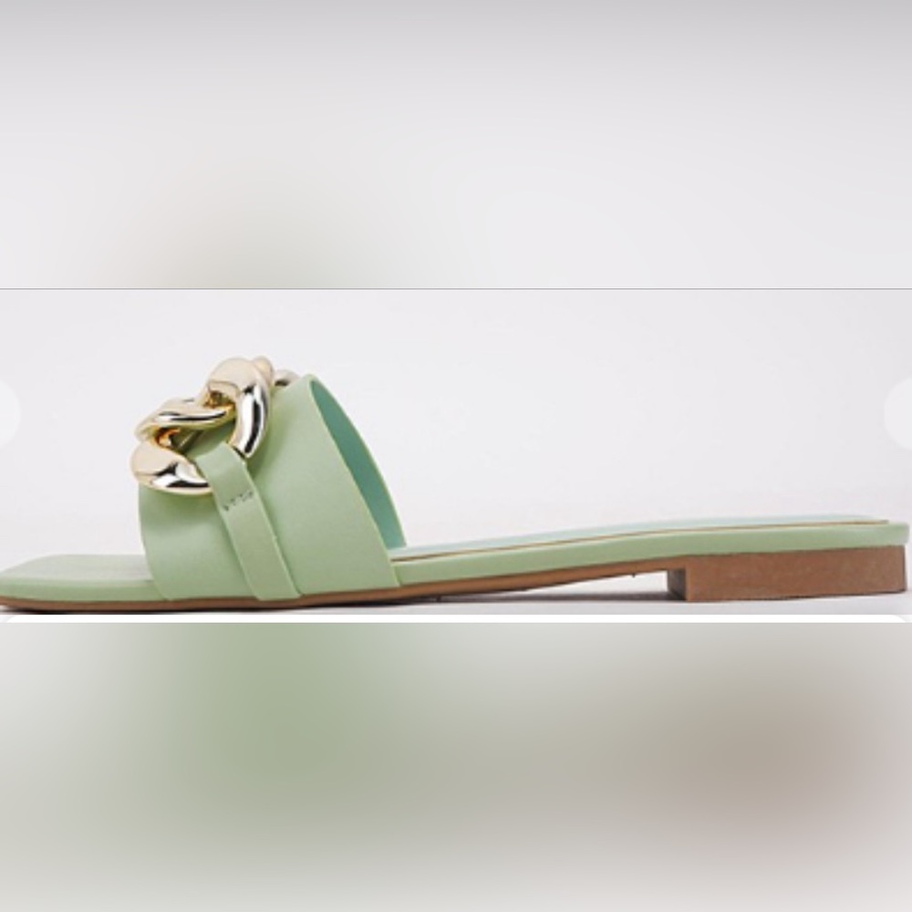 NIB - Soda - Lt Green Slide - Woman's Size 8.5